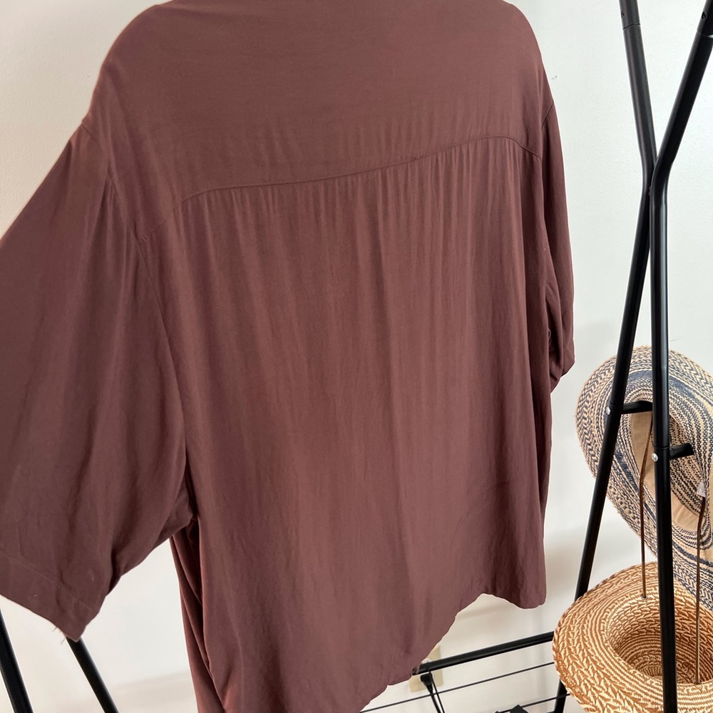 Brown ASOS button down - Picture 4 of 5